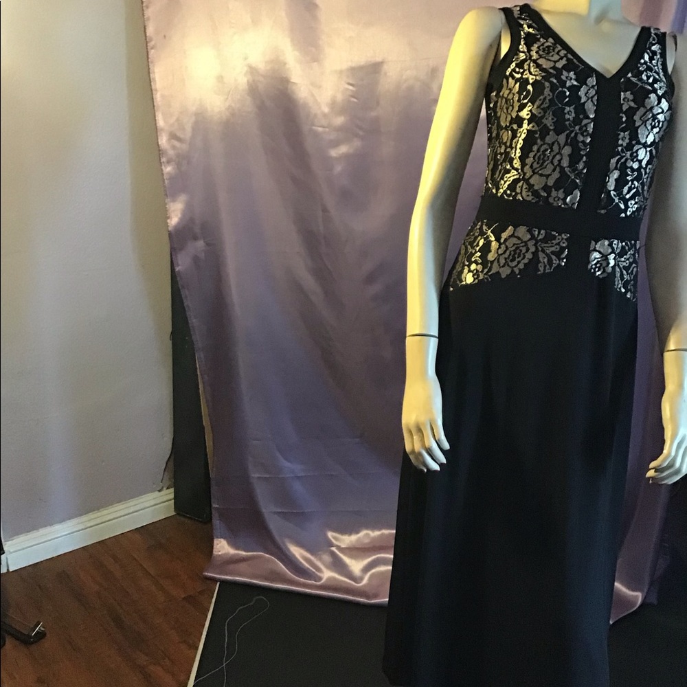 Black gold Dress